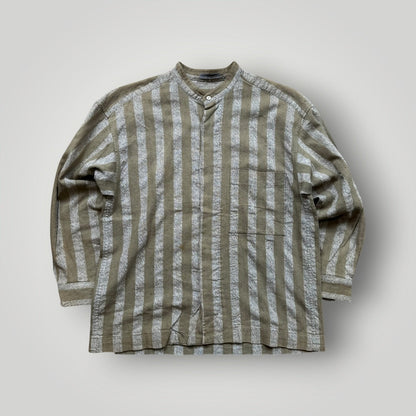 Late 80's Issey Miyake Men Linen Mix Shirt S/M