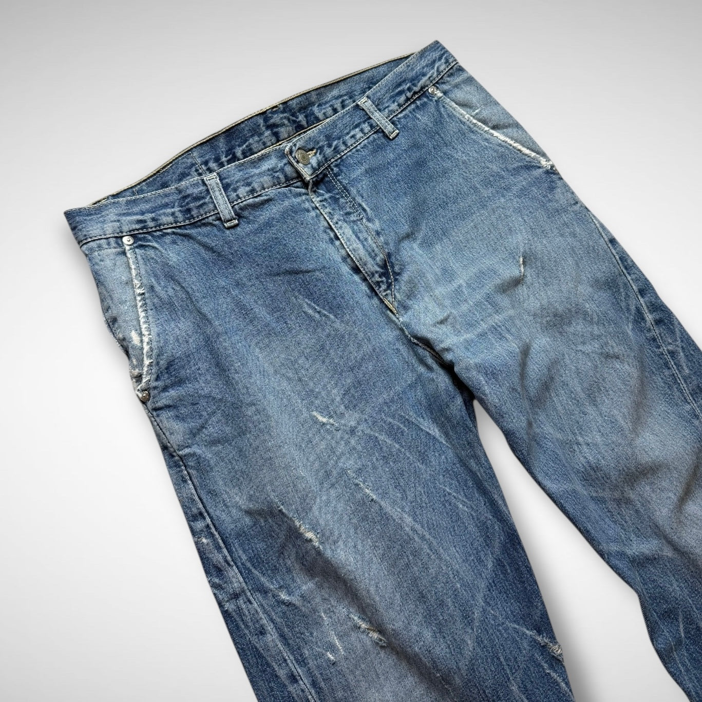 Levi’s Engineered Laser-Etched Twisted Jeans (2000s)