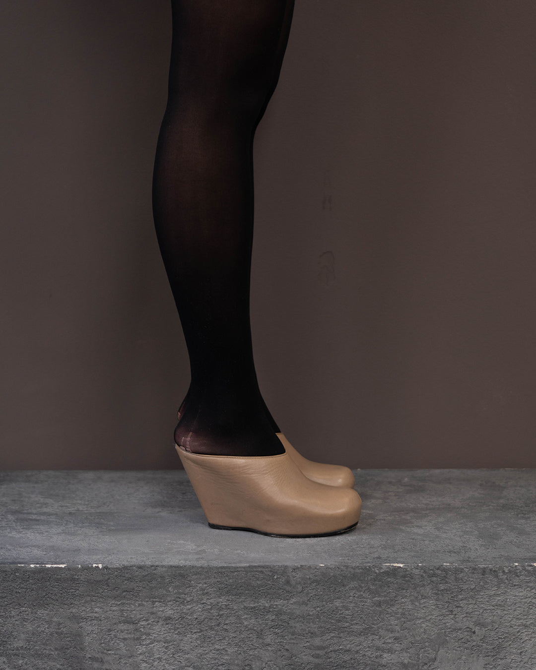 RICK OWENS PLATFORM SHOES (EU 36) | DEFAULT TITLE, Beige