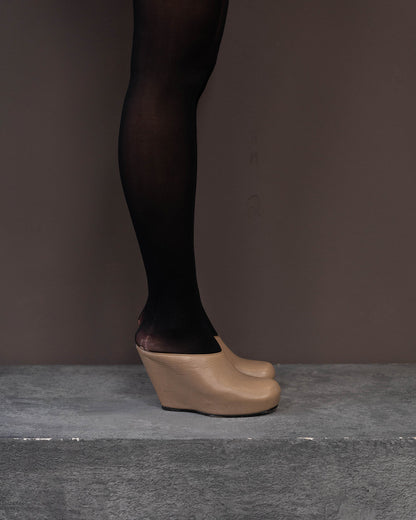 RICK OWENS PLATFORM SHOES (EU 36) | DEFAULT TITLE, Beige