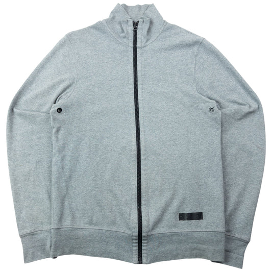 Vintage 2000s Burberry Zip Up Sweatshirt Size M | Medium, Grey
