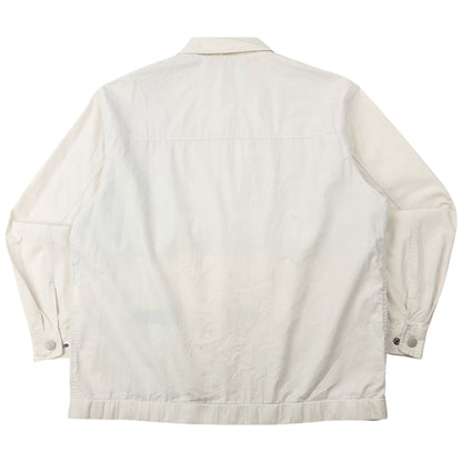 Vintage 90s YSL Yves Saint Laurent Harrington Jacket Size S | Small, Cream