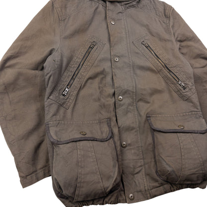 Vintage 2000s PPFM Fleece Lined Cargo Jacket Size M