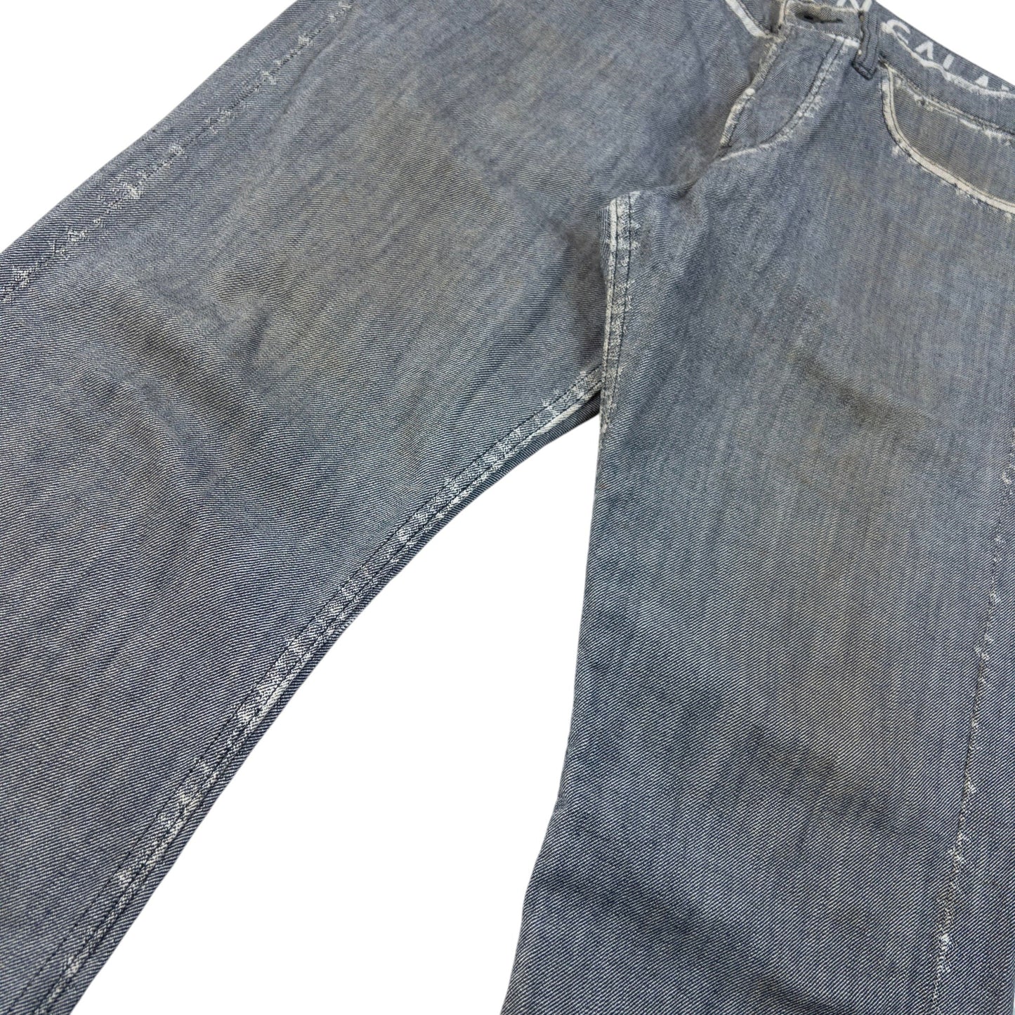 Vintage 2000s A-POC By Issey Miyake Denim Jeans Size W32 | W32, Grey