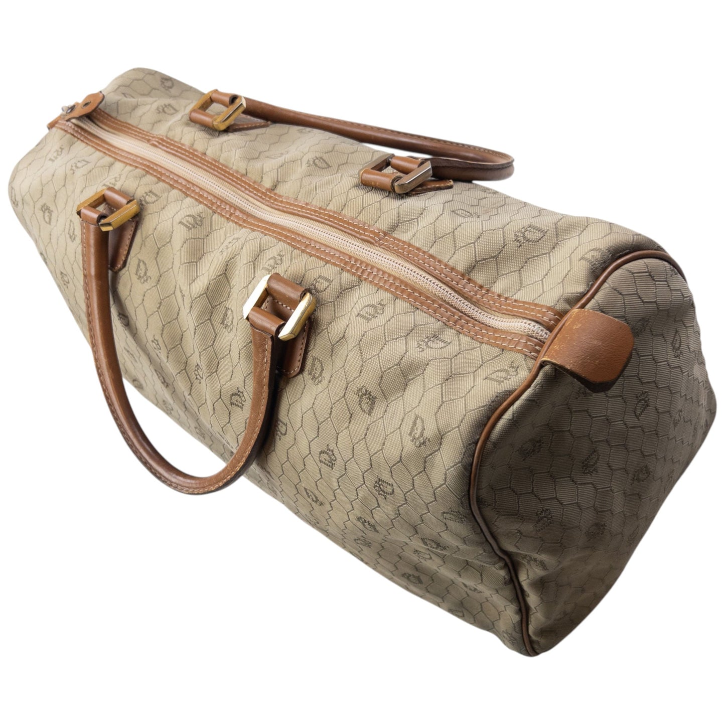 Vintage 80s Dior Monogram Luggage Bag