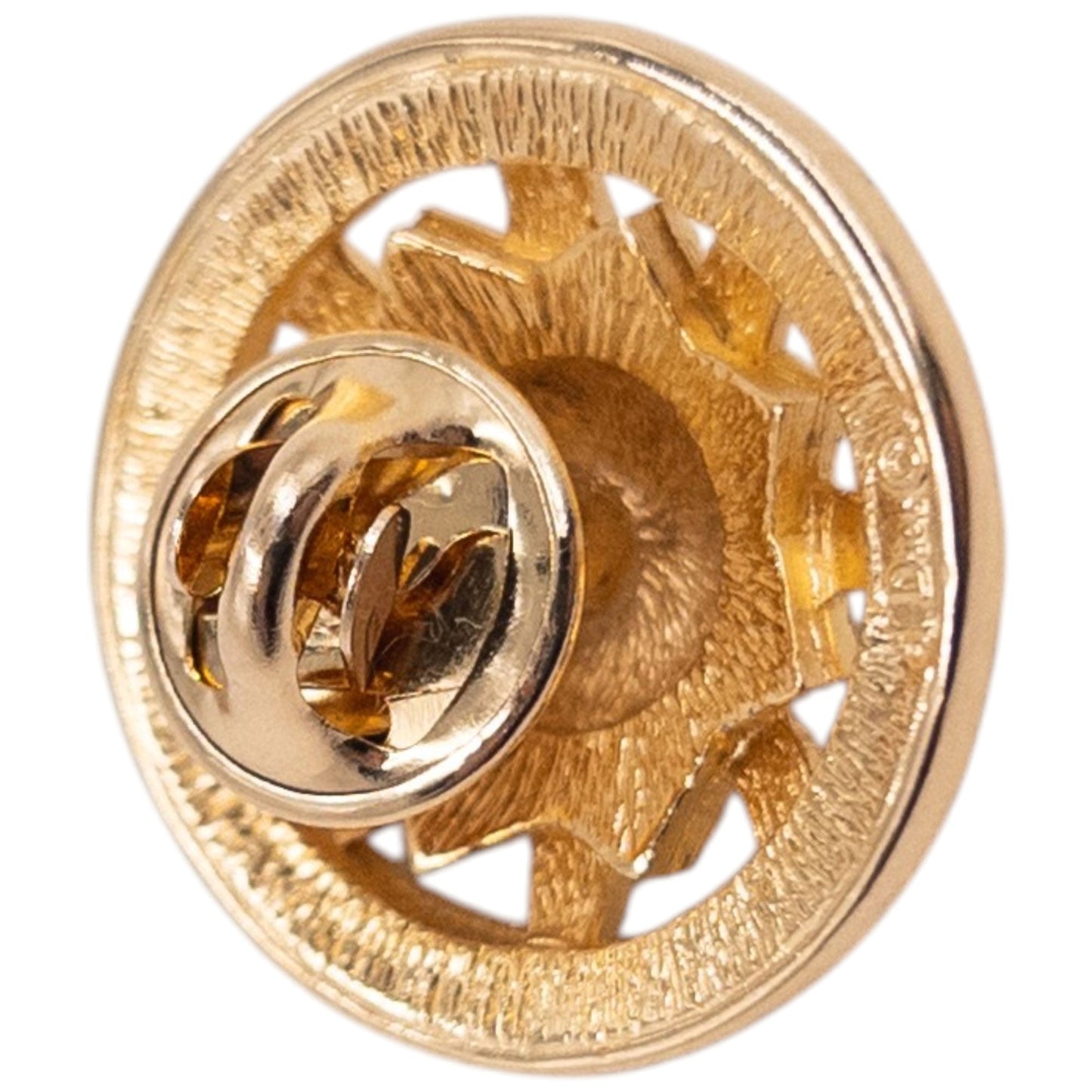 Vintage 90s Dior Gold Sun Pin Broach | O/S, Gold