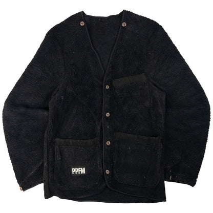 Vintage PPFM Button Up Fleece Jacket Size S