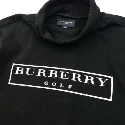 Vintage 2000s Burberry Golf Turtleneck Jumper Womens Size M | Medium, Black