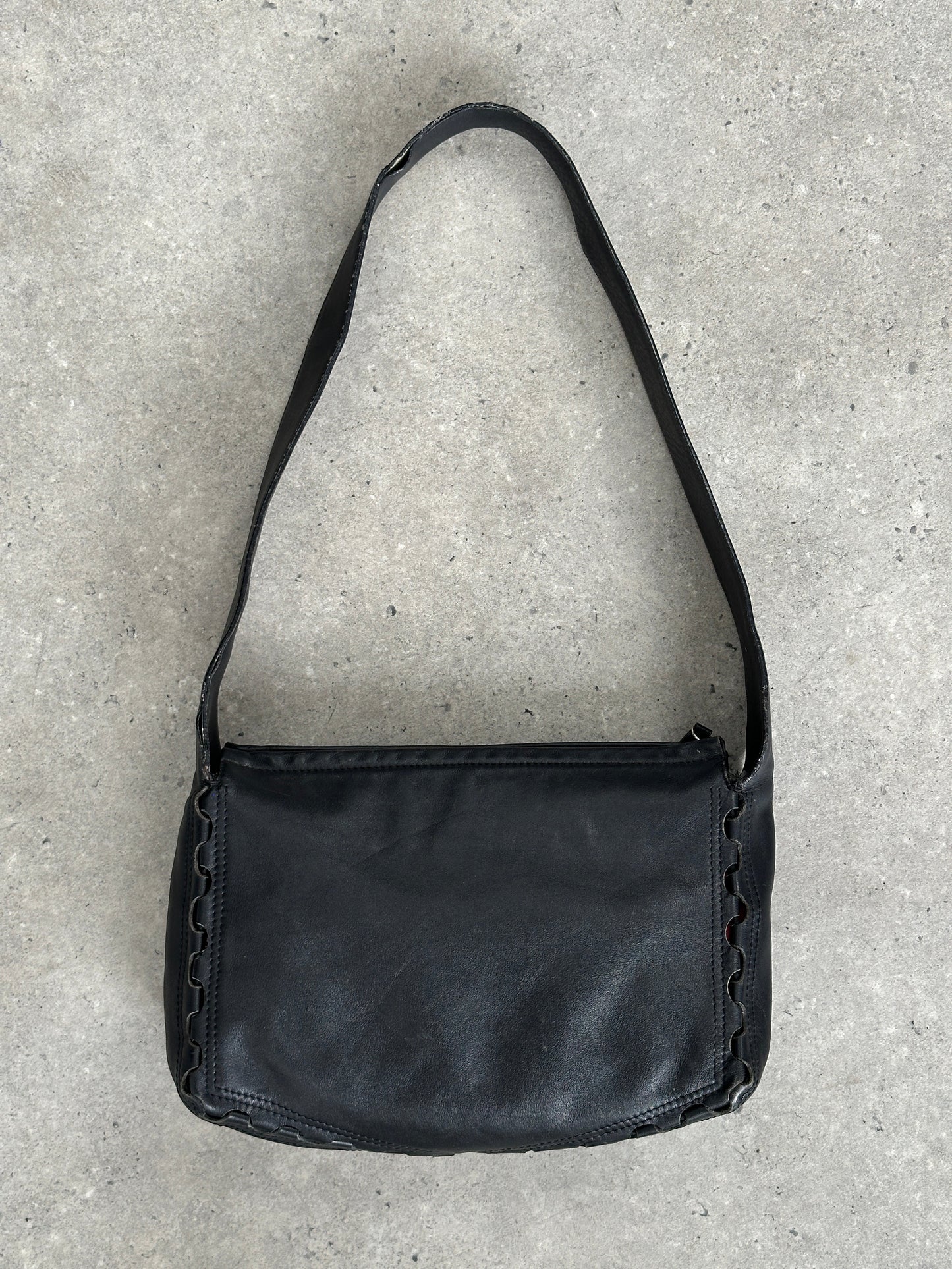 DKNY 2000s Leather Crossbody Bag