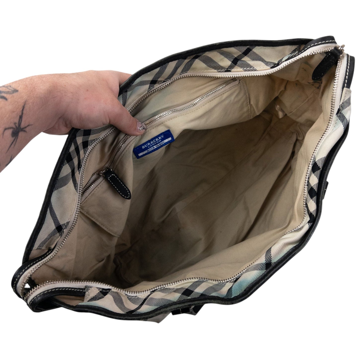 Vintage 2000s Burberry Blue Label Nova Check Shoulder Bag | O/S, Multicoloured