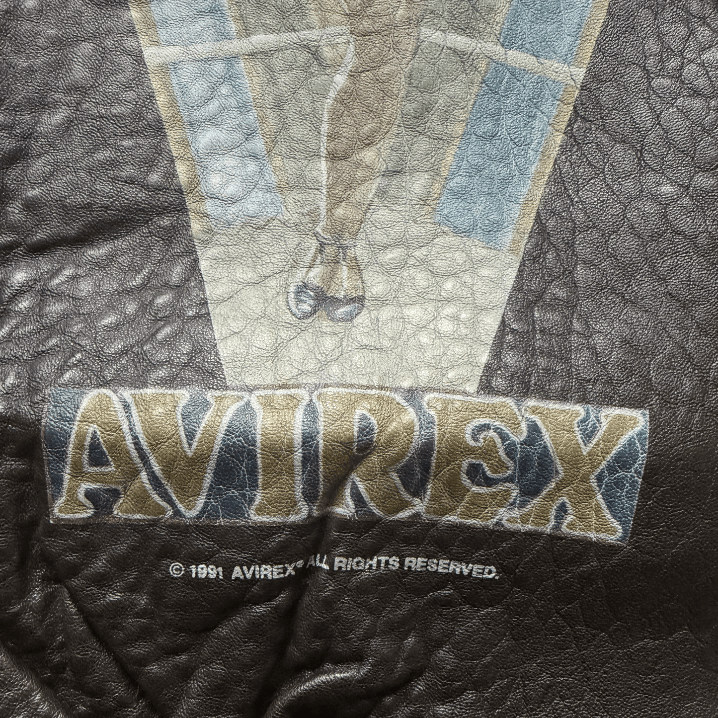Avirex 'The K.O Kid' 1991 A2 Leather Flight Jacket - XS / S | S / M, Red