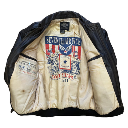Avirex 'Seven Wishes' A2 Leather Flight Jacket - L