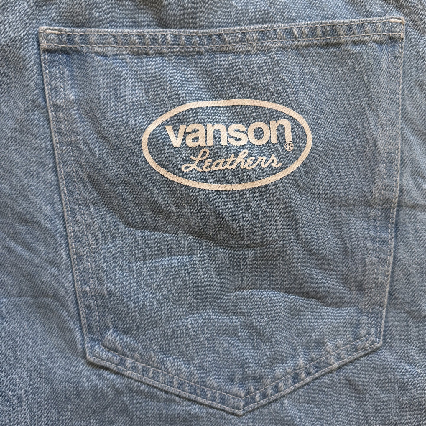 Vanson Leathers Bone Denim Shorts - W36" | W36, TBD