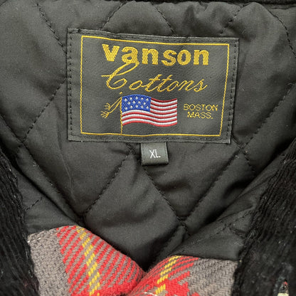 Vanson Leathers Plaid Check Shirt Jacket - Known Source