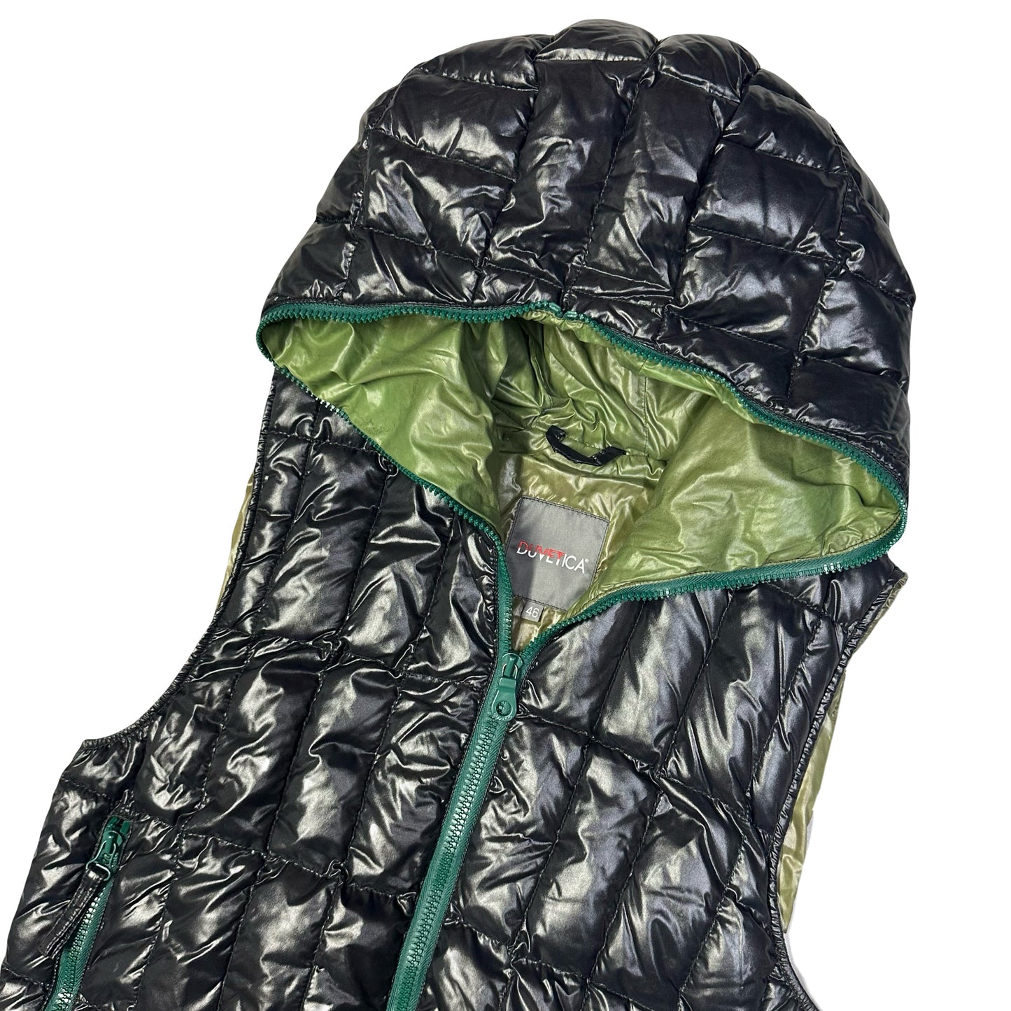 Duvetica Hooded Puffer Gilet In Black ( S )