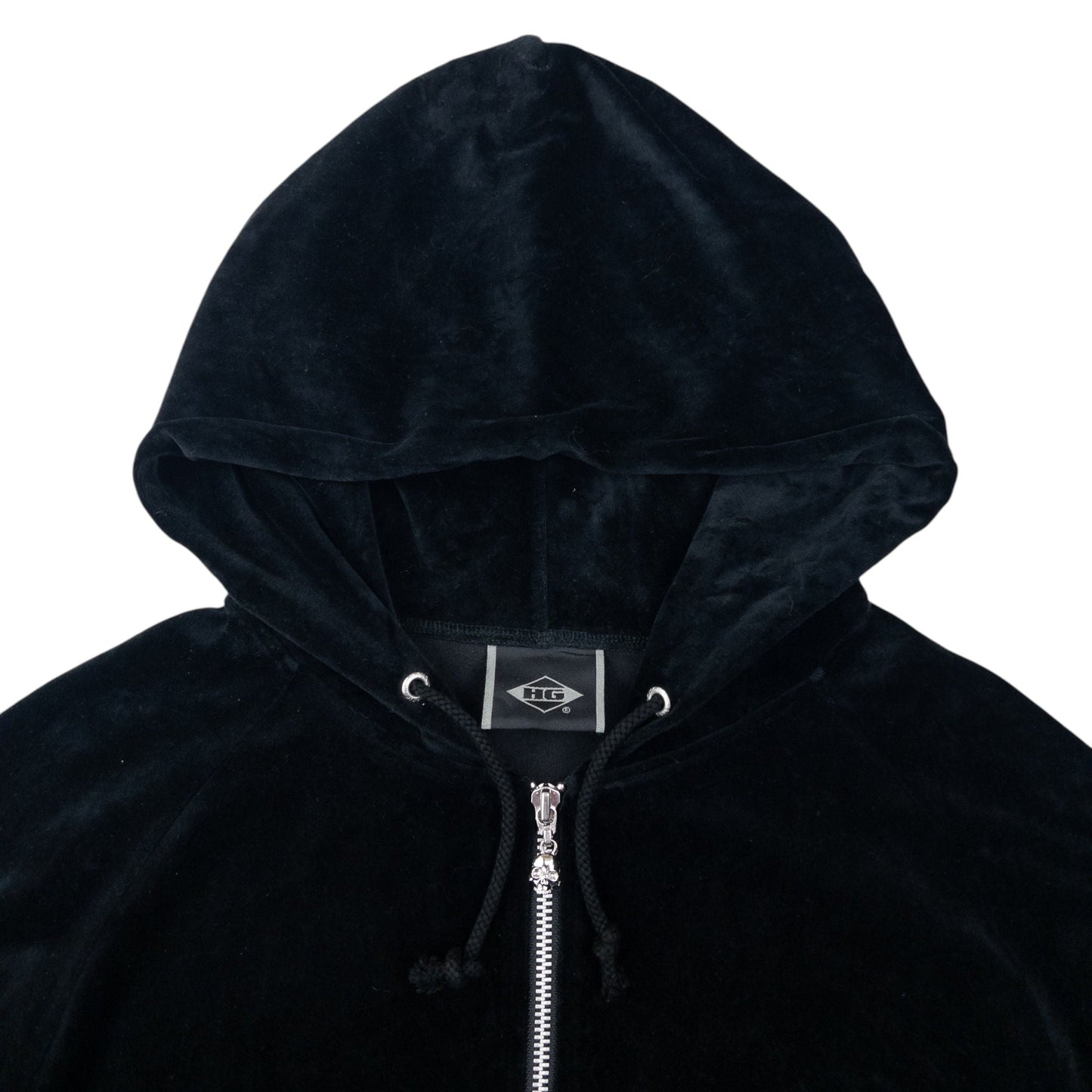 Vintage Hysteric Glamour Velour Zip Up Hoodie Size S