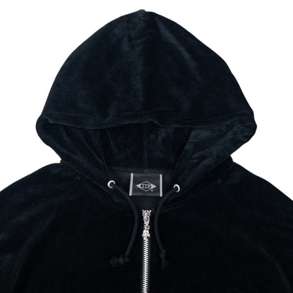 Vintage Hysteric Glamour Velour Zip Up Hoodie Size S