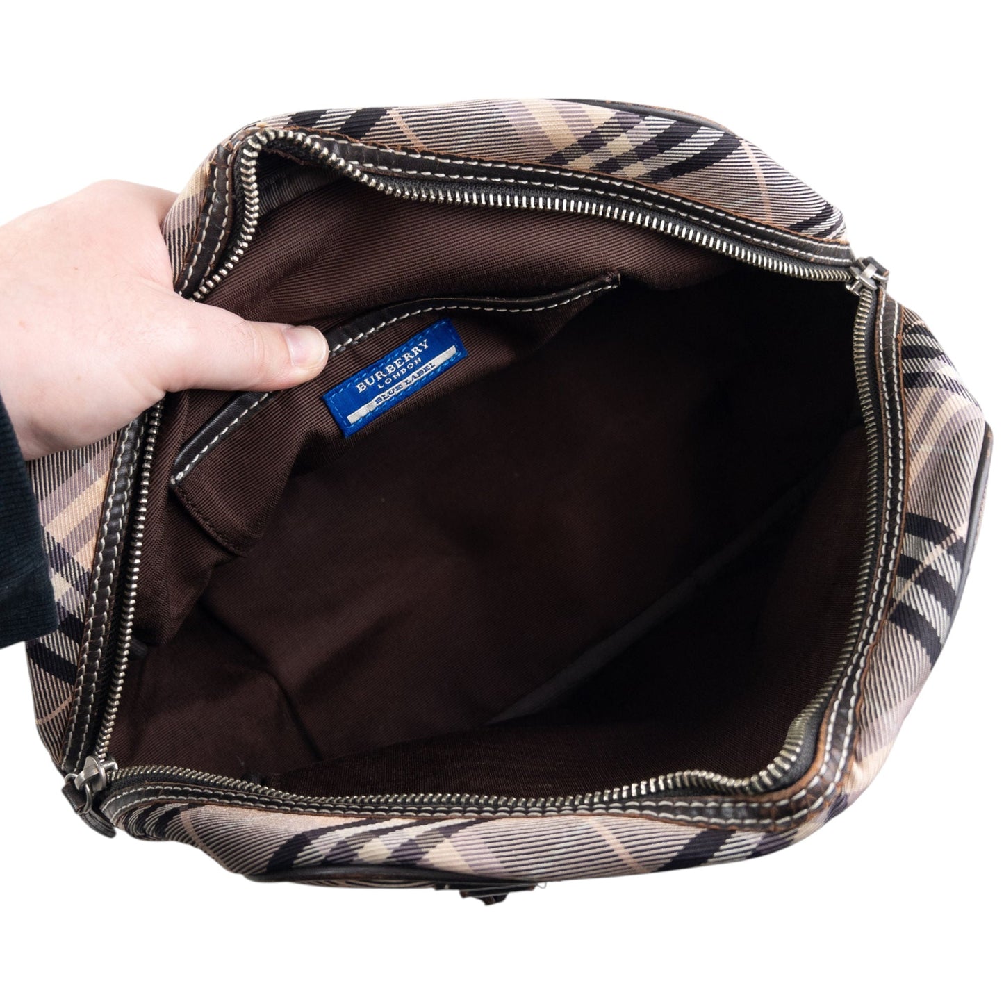 Vintage 2000s Burberry Blue Label Nova Check Handbag | O/S, Multicoloured