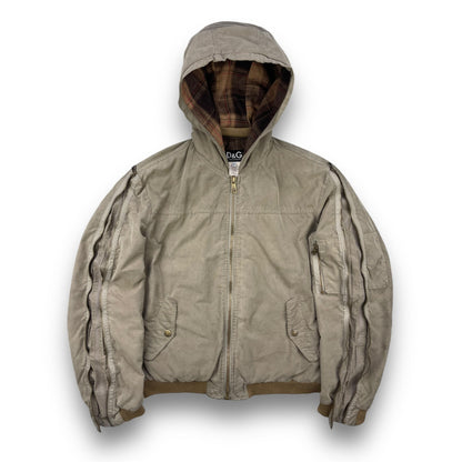 2003 Dolce & Gabbana Cargo Zip Jacket (L) | Default Title, Brown