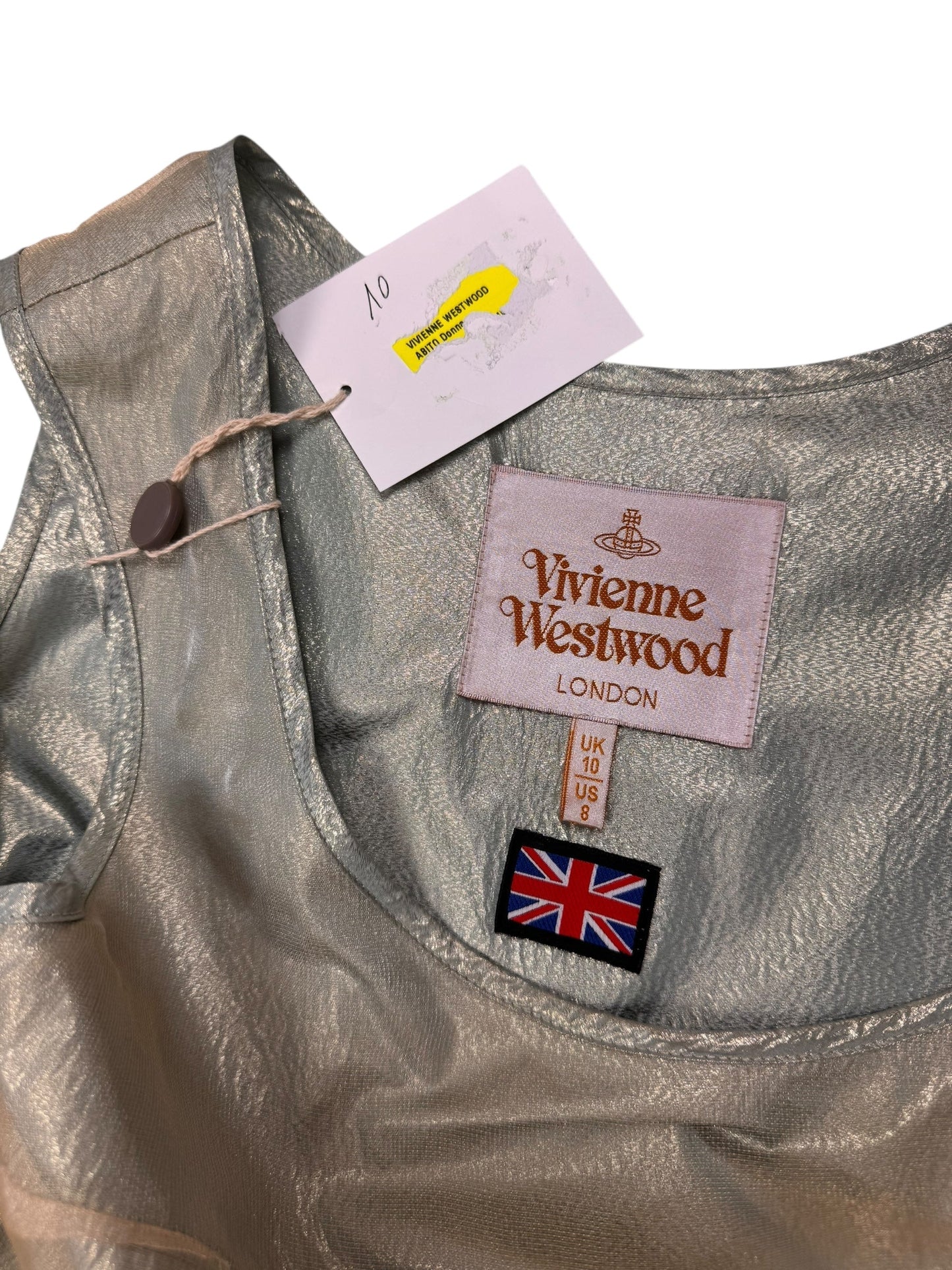 Vivienne Westwood F/W 2012 Queen’s Jubilee Capsule Collection Gold Label lamé organza gown