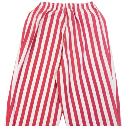 Vintage 90s Yohji Yamamoto Striped Trousers Size S | Small, Red