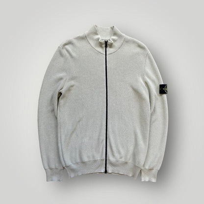 Stone Island AW/22 Zip Up Ribbed Knit L