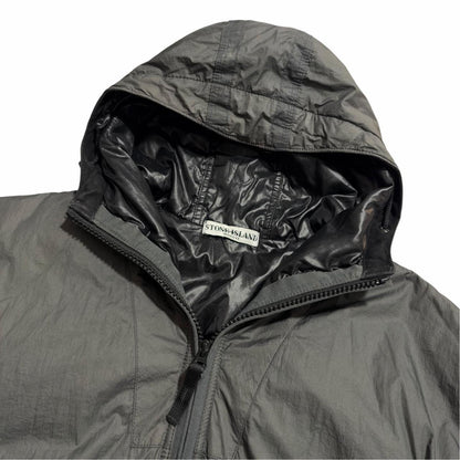 Stone Island 2009 Goose Down Mesh Badge Jacket | Large, Charcoal