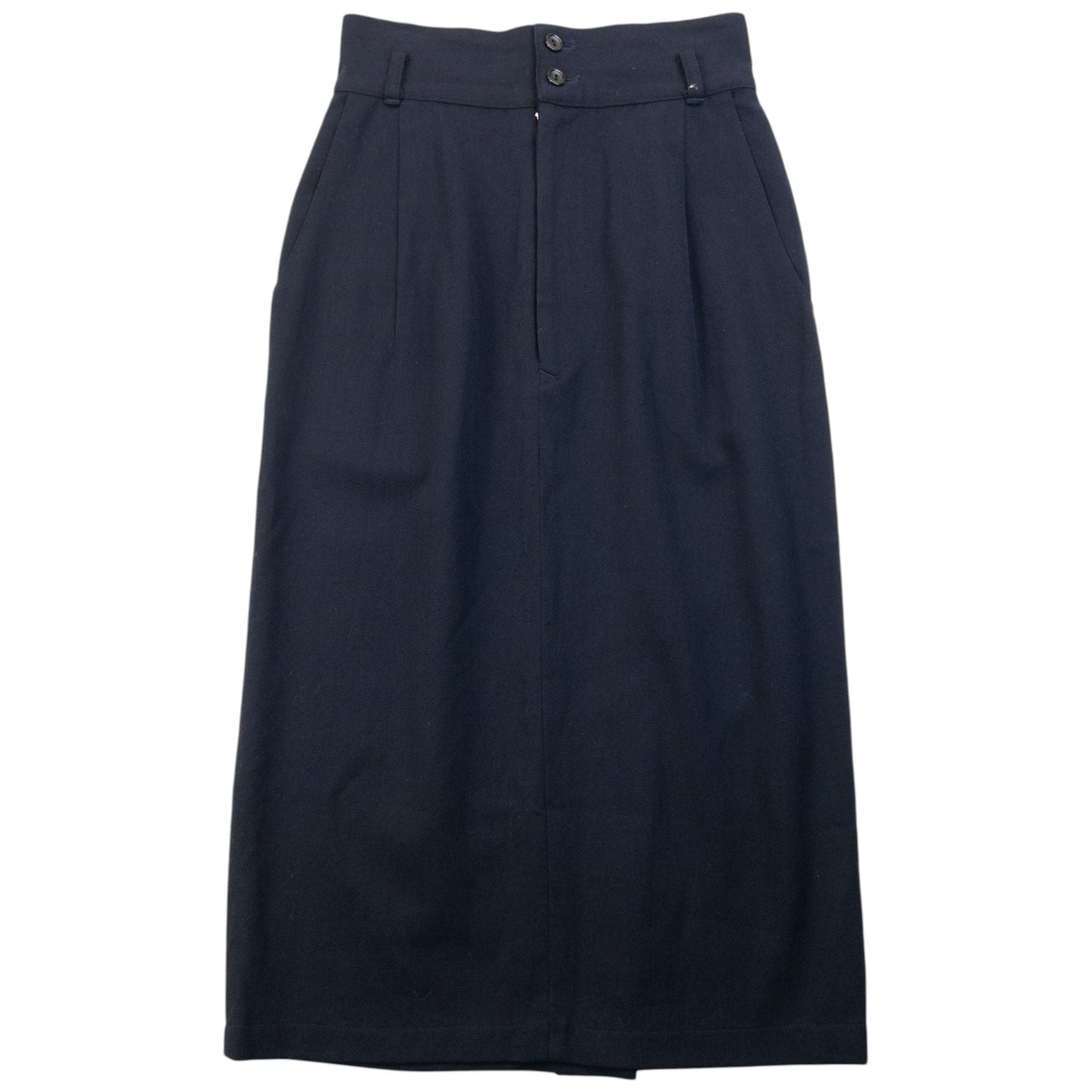 Vintage 90s Yohji Yamamoto Skirt Womens Size W24 | W24, Navy