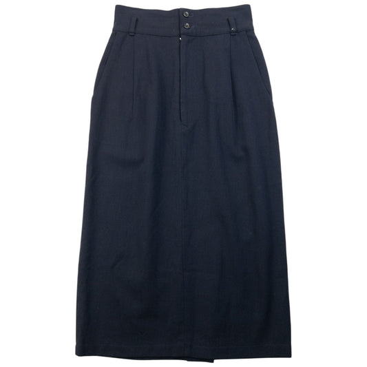 Vintage 90s Yohji Yamamoto Skirt Womens Size W24 | W24, Navy