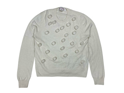 Comme des Garçons 2018 Pom Pom jumper | Cream, Cream