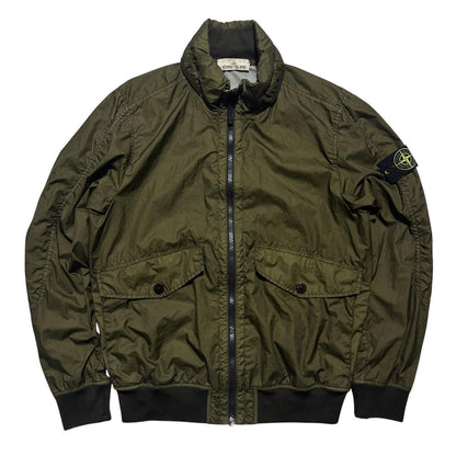 Stone Island Membrana 3L Jacket | Large, Olive
