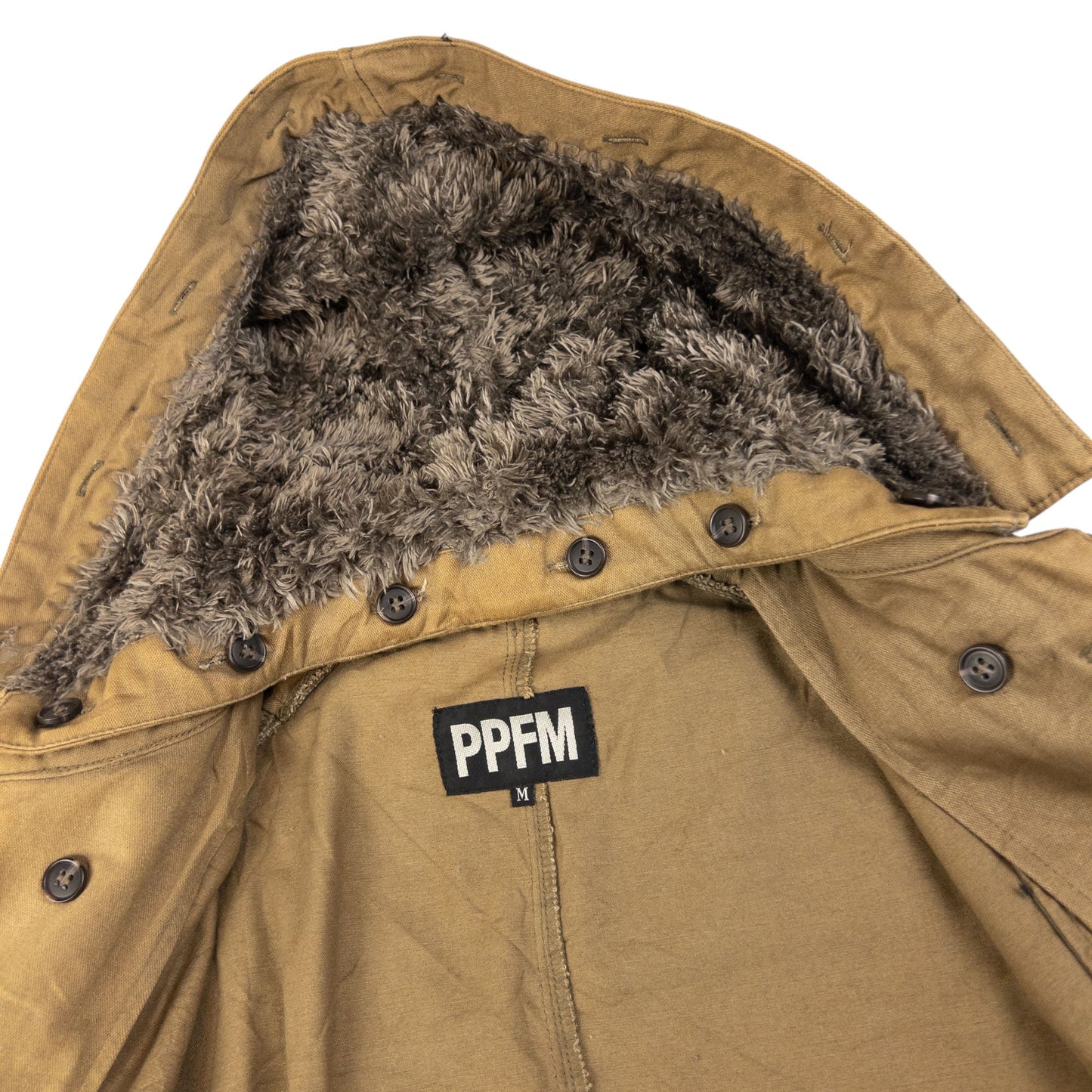 Vintage PPFM Buckle Military Jacket Women's Size M