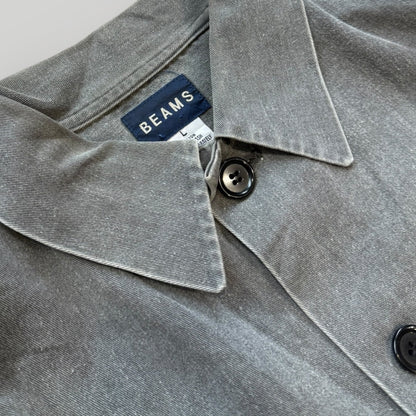 Beams Cotton Canvas Chore Jacket L | Default Title, Grey