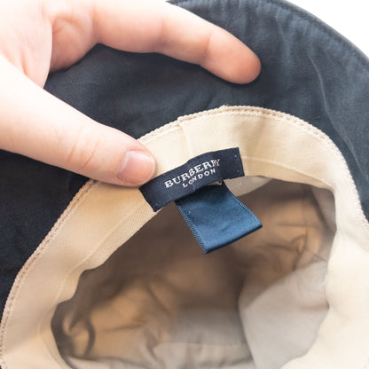Vintage Burberry Nova Check Detail Bucket Hat