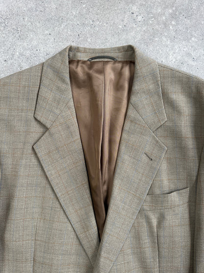 Roy Robson x Loro Piana 2000s Super 100’s Pure Wool Check Blazer - 44R/XL