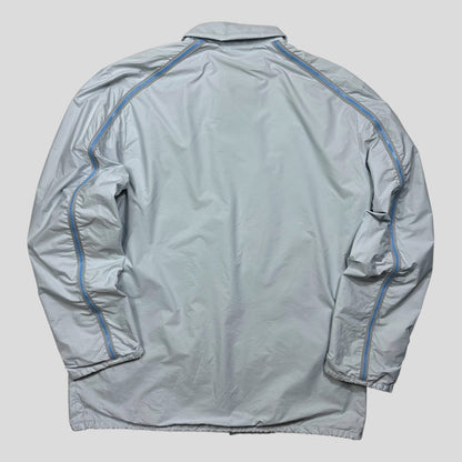 Prada Sport SS00 Gel Seam Baby Blue Nylon Coach Jacket - IT54 (XL)