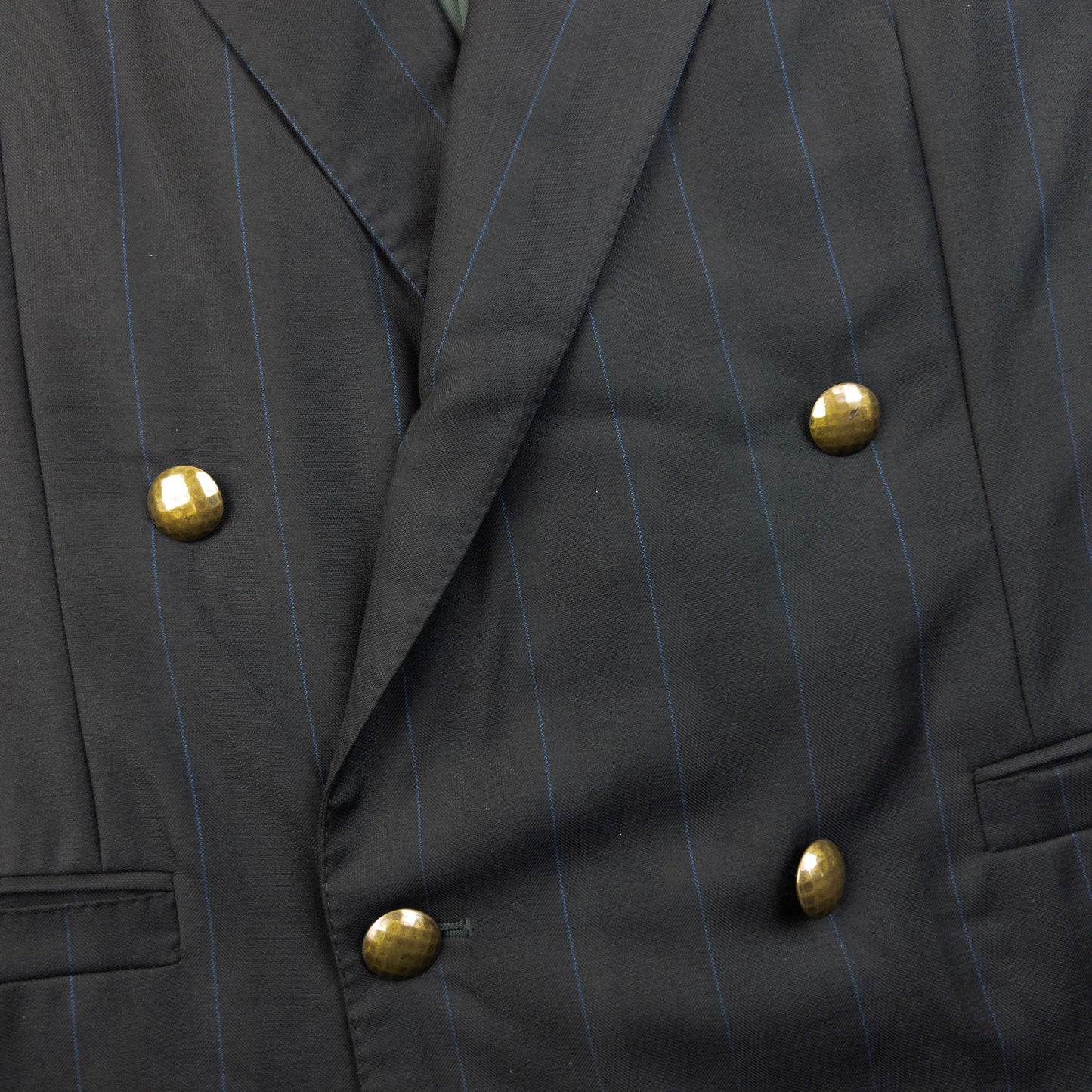 Vintage 90s Gianni Versace Couture Striped Blazer Jacket Size XL | XL, Black