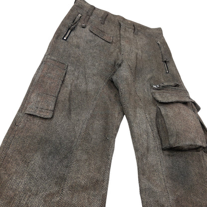 Vintage PPFM Wool Cargo Trousers Size W30
