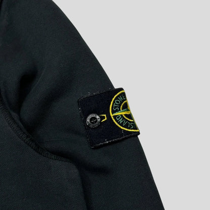 Stone Island AW20 Black Pullover Hoodie - S/M