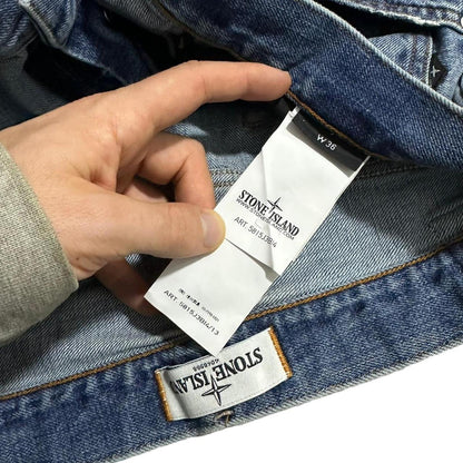 Stone Island Light Wash Denim Jeans