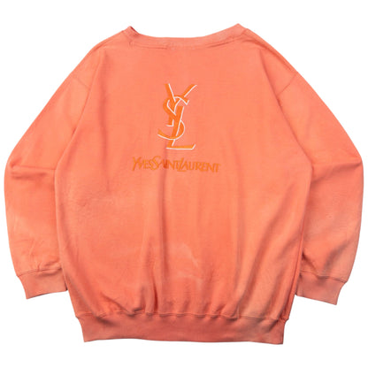 Vintage 2000s YSL Yves Saint Laurent Embroidered Sweatshirt Size L