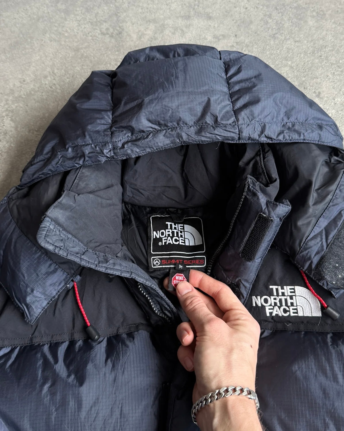 The North Face Baltoro 700 down fill windstopper puffer jacket (M) | Medium, Red