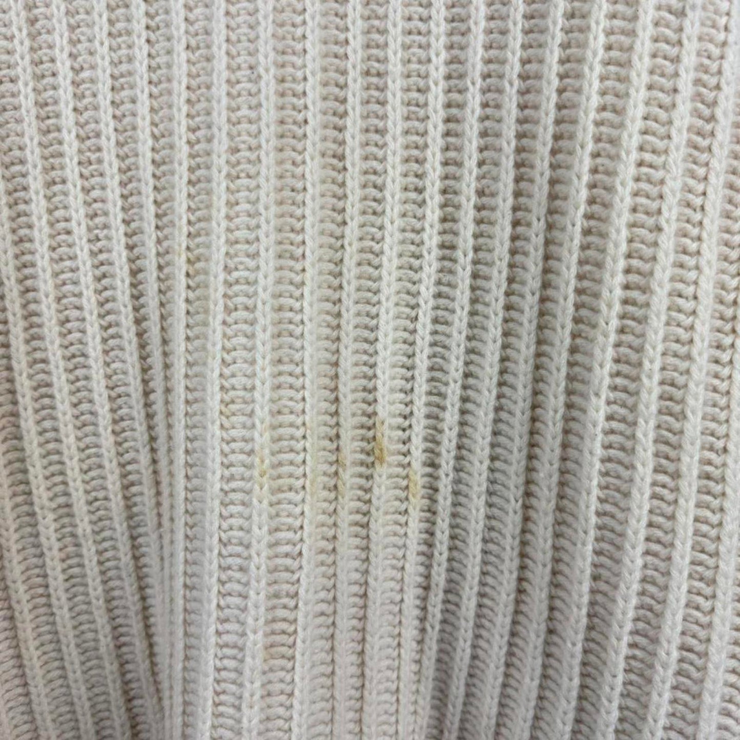 Stone Island Ribbed Wool Blend Jumper (XXL) | XXL, Cream