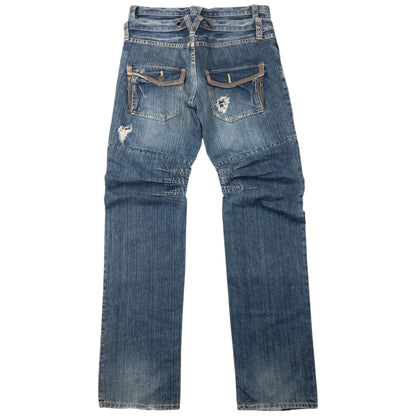 Vintage 2000s PPFM Layered Denim Jeans Size W32 | W32, Multicoloured