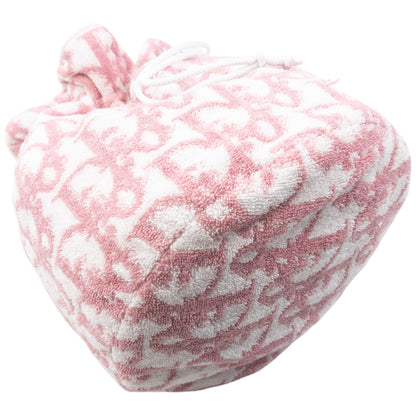 Vintage 2000s Dior Monogram Terry Cloth Drawstring Bag