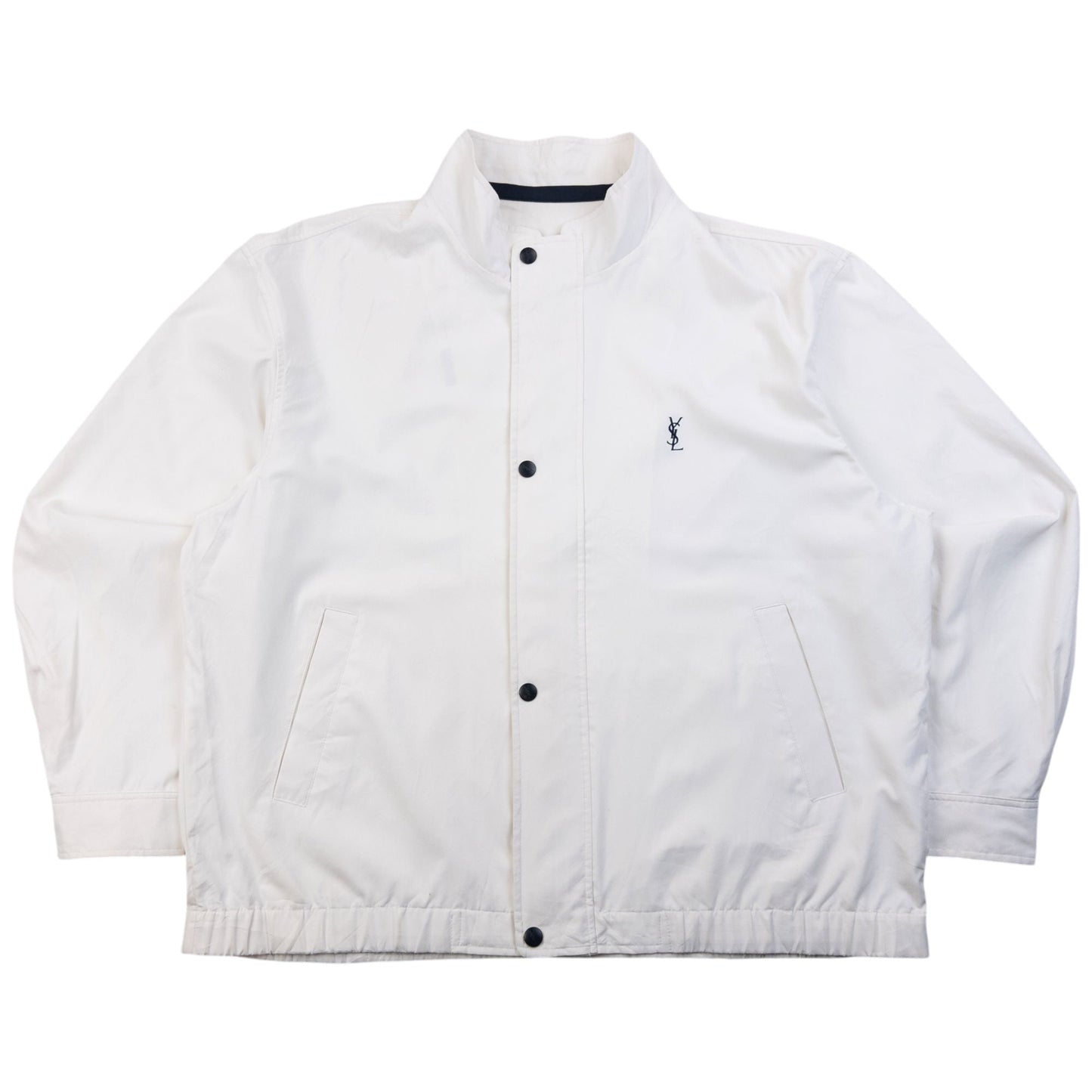 Vintage 90s YSL Yves Saint Laurent Harrington Jacket Size XL | XL, Red