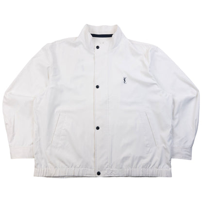 Vintage 90s YSL Yves Saint Laurent Harrington Jacket Size XL | XL, Red