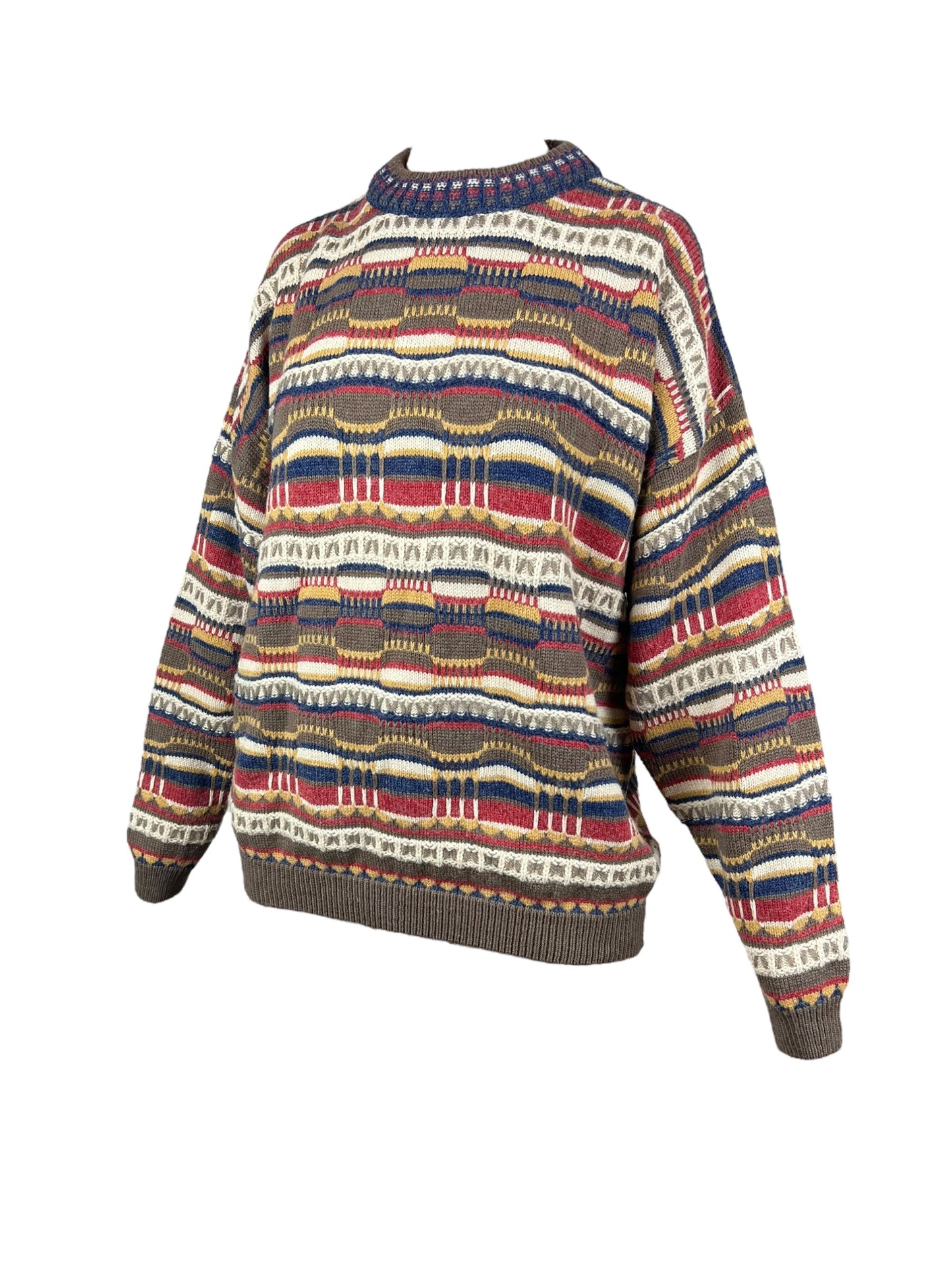 Vintage 3D knit jumper