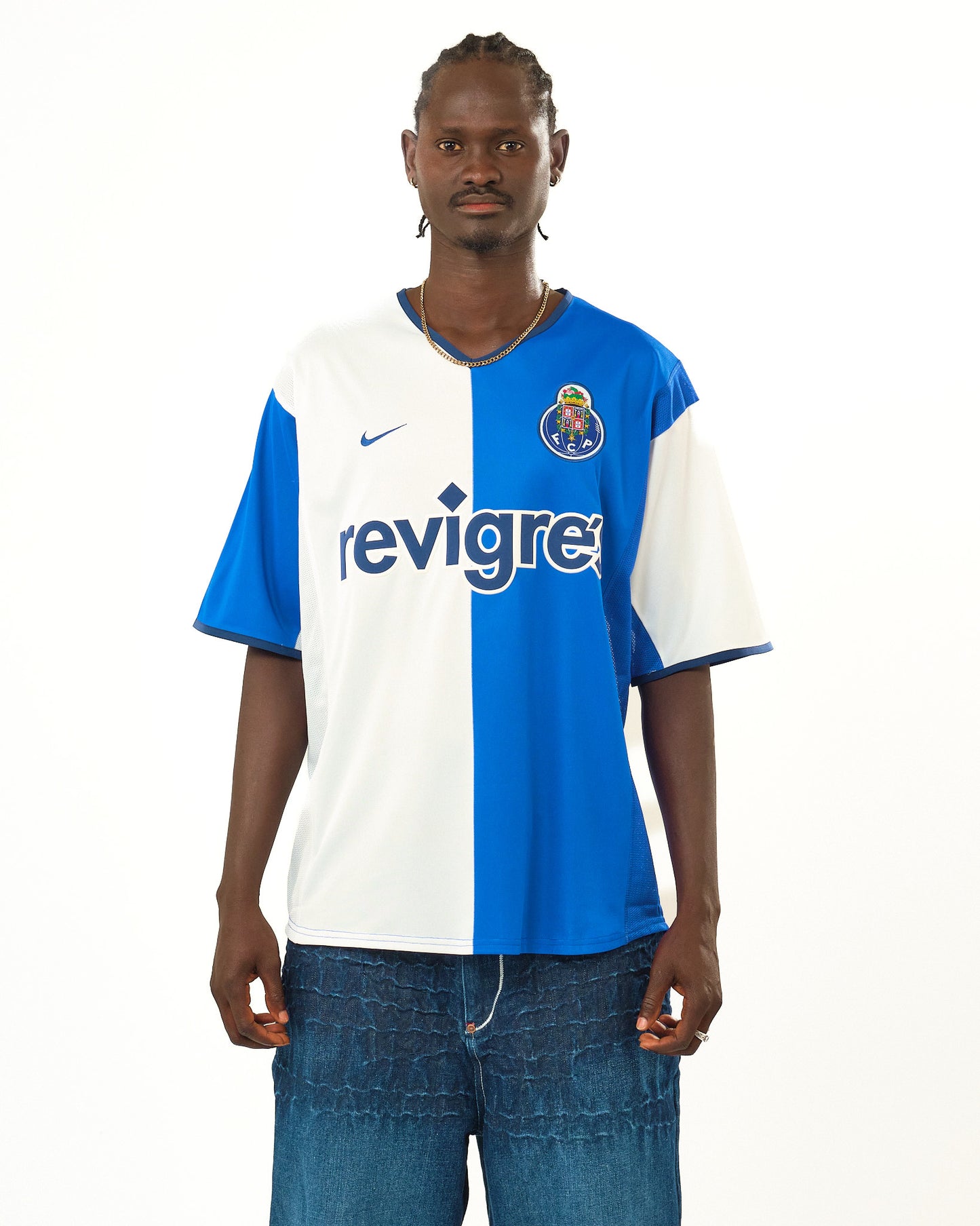 2001-02 FC Porto Player Issue Home Nike Shirt (L)