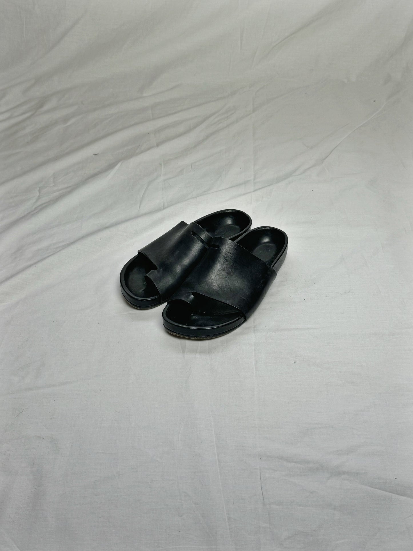 RICK OWENS SLIDE (EU 36) | DEFAULT TITLE, Black